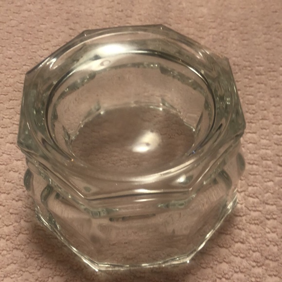Vintage Indiana Glass Clear Octagon Candy Dish With Lid - Picture 4 of 4